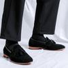 Fashion Business Men's Loafers Classic and Fashionable Gentleman Style Outdoor Formal Party Adult Office Plus Size Frosted Leather Shoes