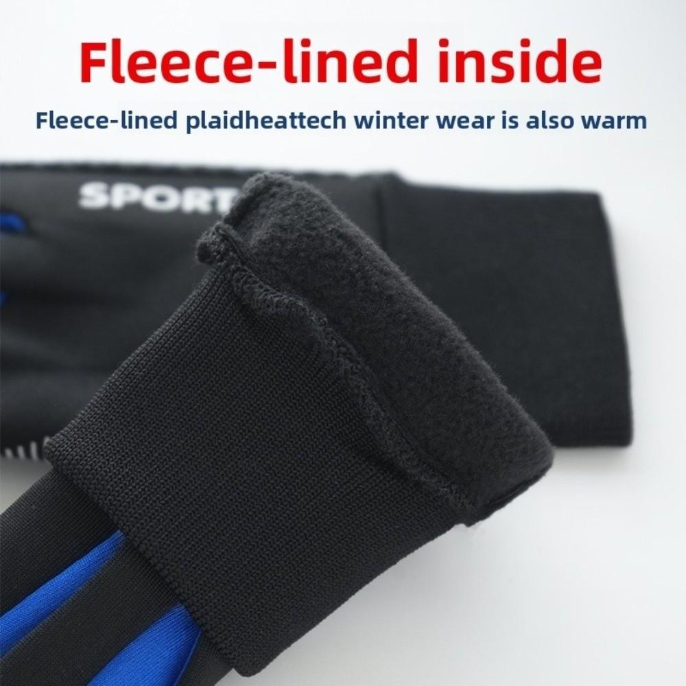Silicone Anti Slip Kids Riding Gloves Waterproof Winter Gloves Durable Warm Gloves Outdoor