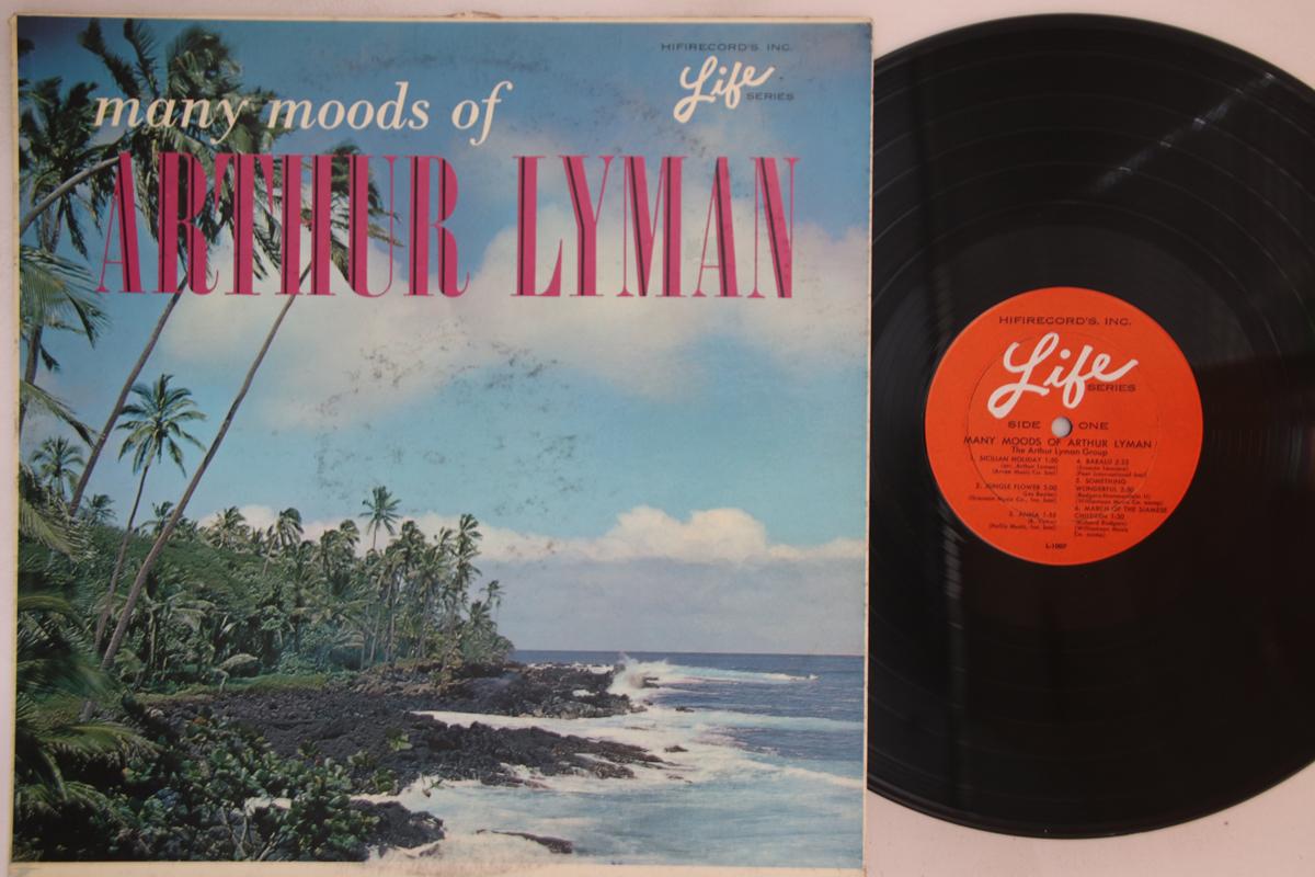 LP Record ARTHUR LYMAN - Many Moods Of Arthur Lyman L1007 HIFI 1962 US Jazz Used