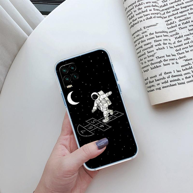RA4 Astronaut Space Moon Alien Phone Case for LG K22 K30 K40 K41 K42 K50 K50S K51 K51S K52 K61 K62 K71 K92 Q60 Q61 V40 V50 V60