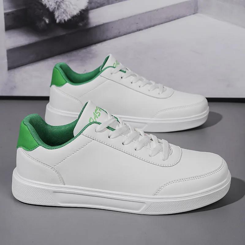 Men White Shoes Couple Casual Skateboard Shoes Comfortable Sneakers Lightweight Walking Women Tenis Shoes Plus Size 36-46