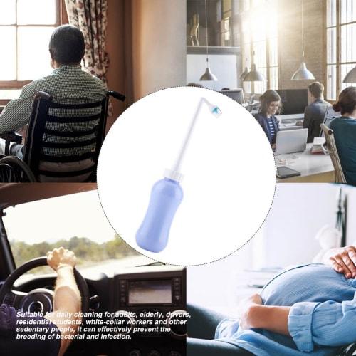 Portable Travel Bidet Bottle, Buttocks Washer, Manual, Easy To Use, Great for Traveling Abroad, Homecoming, Camping, Diaper Rash, and Nursing Care