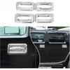 Compatible with Hummer H2 2003-2009 Exterior Door Handle Trim Cover ABS Front Rear Door Handle Protector Trim Frame Cover Protection Accessories,