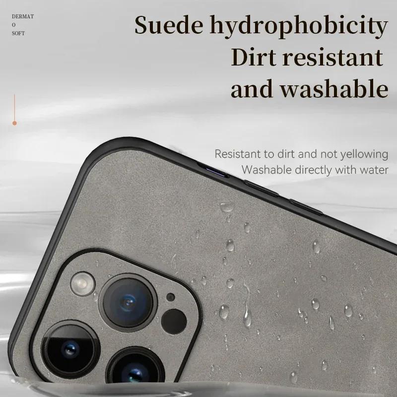 Матовый чехол для телефона из овчины и искусственной кожи для Realme 12 Lite 12 Plus 12 — фото 6