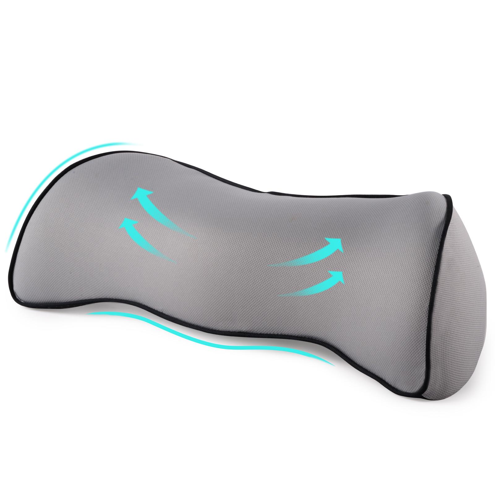 

Kangleyu Memory Foam Lumbar Support Pillow for Bed, Car, & Office 55*11*26cm сірий колір