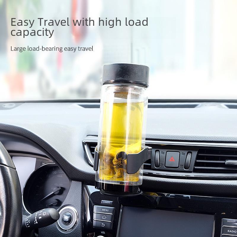 Multi-Function Car Air Vent Cup and Tray Holder with Limiter