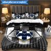 Football Club Emblem 3pcs K-pop music group Bedding set,Ideal for Bedroom, Dormitory,Including Duvet Cover And 2pcs Pillowcases,Fan gifts