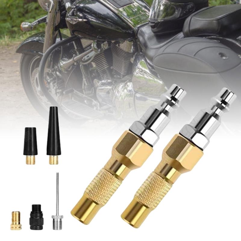 Versatile Threaded Inflation Valves set High Performances Air Pumps Adapter Set Inflating Nozzle set for Bikes Kayaks