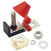 Fuse Base Battery Terminal Fuse Holder Terminal With Cover Ring-shaped Waterproof Fuse 58V 100/150/200/250/300A M8 Terminal