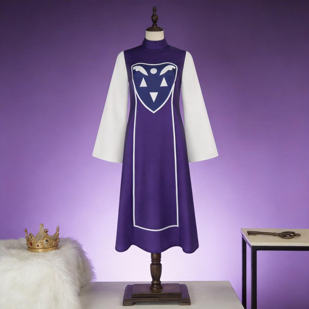Undertale Toriel Cosplay Costume Full Set For Game Theme Fans
