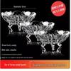 Flavinmci Creative Glass Fruit & Snack Plate