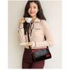 Vintage Embossed Multi Pocket Shoulder Crossbody Bag