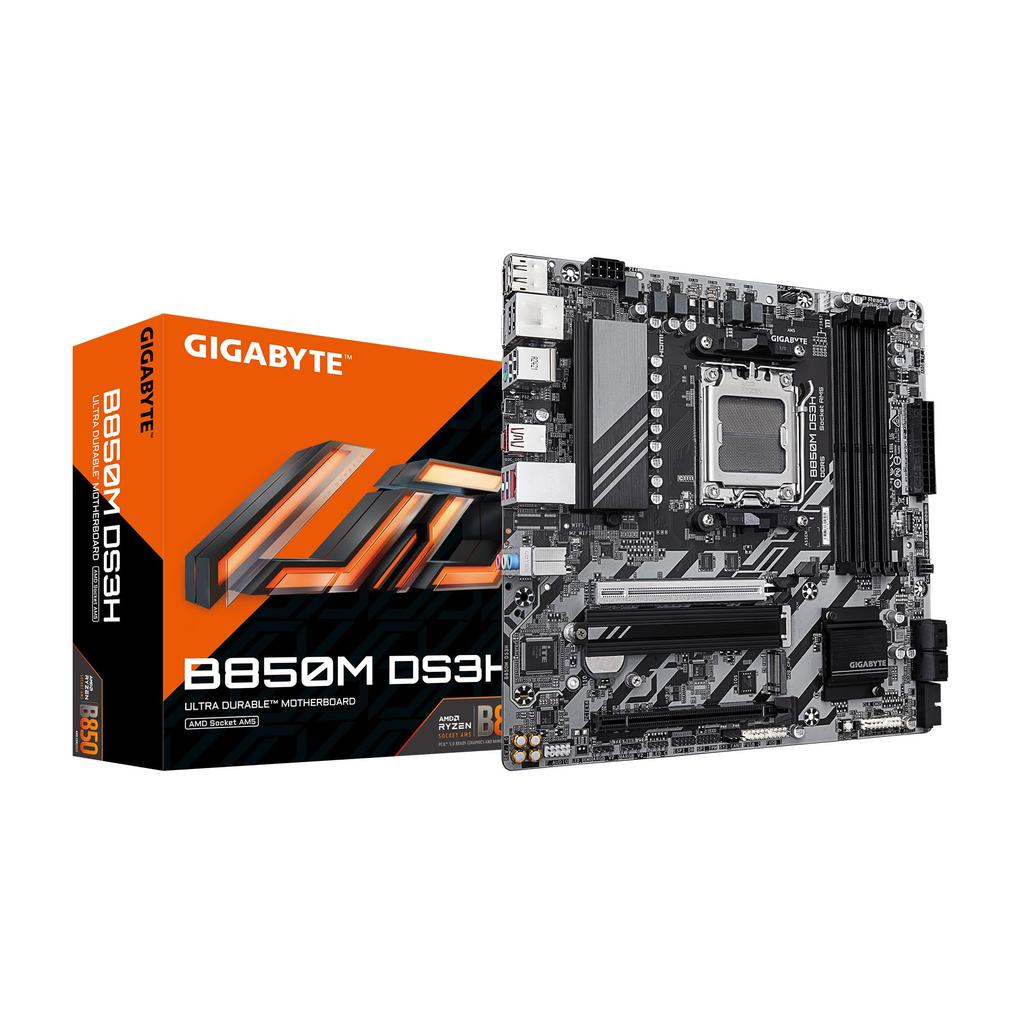 GIGABYTE B850M DS3H MicroATX for AMD Ryzen General Purpose Motherboard for Small PCs MB6678 -