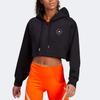 X Stella McCartney Cropped Coats Women's Black Hooded Moderate H59962