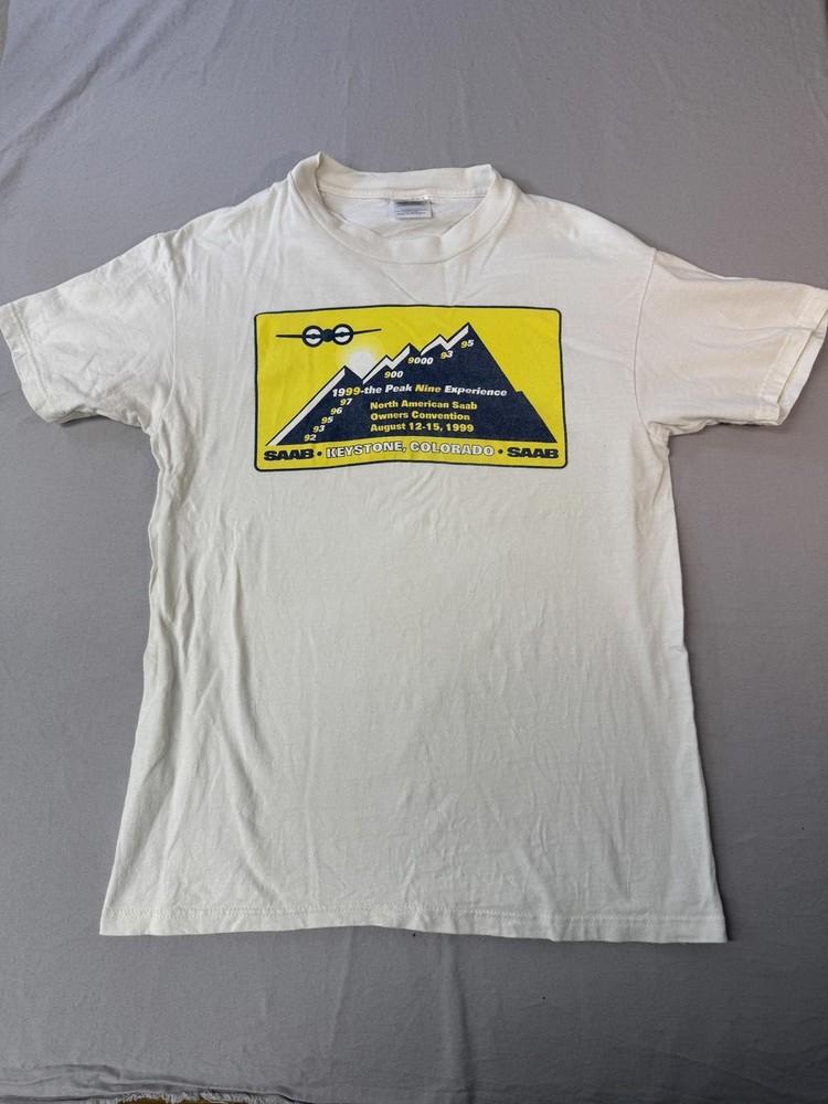 

VTG SAAB T-shirt Keystone Colorado 1999 Peak Nine Experience Unisex T-Shirt XXXXL