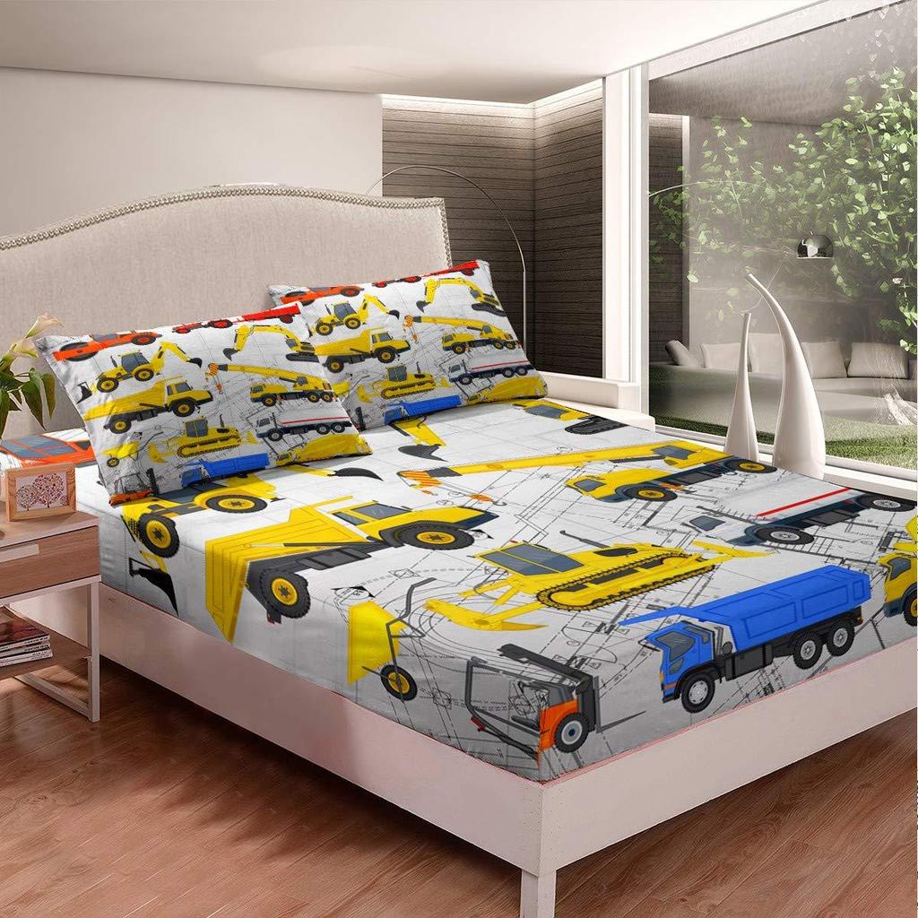 Colorful Rainbow Pattern Mattress Three-Piece Digital Printing Couple Bedspread Bedding Set