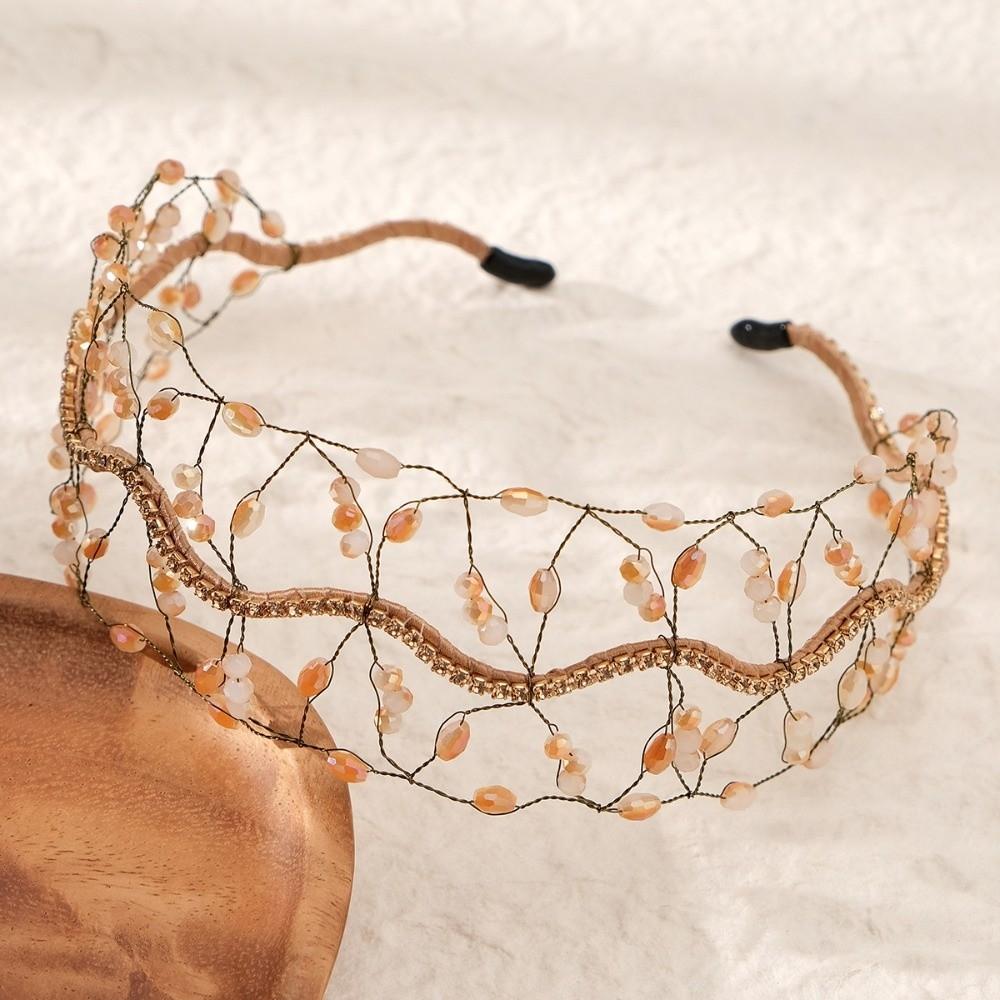 Wedding Headpieces Sparkling Rhinestone Tiara Elegant Headbands Bride Hair Bands  Women