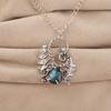 Natural Labradorite Gemstone 925 Sterling Silver Women Jewelry Designer Pendant 1.8" For Girlfriend CP-42-26