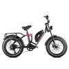 EAhora Luna Schwarz/Weiß 1000W Motorleistung 48V15AH Abnehmbarer Akku 20 * 4,0-Zoll Reifen Ximano 7-Gang Urban Road Elektrofahrrad