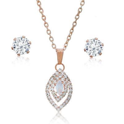 Jewellery Set for Women Necklace Set with Earring Bracelet and Ring for Girls and Women