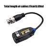 Cat5E Cat6 CCTV Video Balun Set with BNC Male Plugs and Compactly Press Fit Terminals Body for DVR Camera Video Transmission Projects Use
