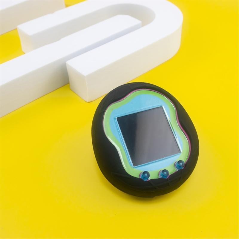 Flexible Silicone Protective Case Shell Cover For Interactive Digital Pet Toy Ensures Full Coverage & Easy Button Access