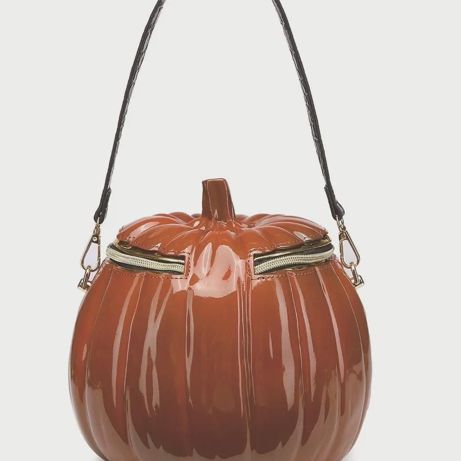 Women's 2024 Halloween Pumpkin Bag: Handheld & Crossbody Multifunctional Accessory