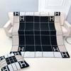 Modern And Simple Style Cashmere Blanket For Office Nap Sofa And Camping