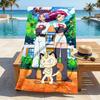 Custom Name Team Rocket Quick-drying, Highly Absorbent Beach Towel,suitable for the Beach, Pool, Gym, and travel.Sports Sweat Towel