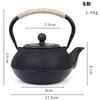 Japanese Cast Iron Tea Teapot Outdoor Kettle with Filter Boiling Water Teapot Kettle for Oolong Kung Fu Puer Tea Kitchen Teaware
