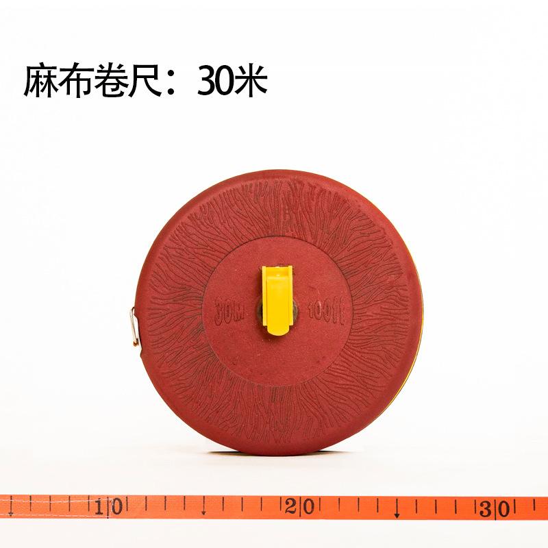 Fiber Tape Measure Manufacturer Wholesale 30m 50m 100m Rolled Tape Measure Circular Tape Measure Soft Tape Measure