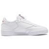 Reebok Club C 85 Rosette Men's White Black Rosette Retro Lifestyle Sneakers EG1455