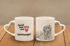 Leonberger - cup with a dog, adorable cup with a heart-shaped handle, universal gift from the Art-Dog brand