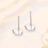 Cherry Meatball Earrings for Women with Anti-allergic Ear Accessories for Students Fresh Ear Sticks