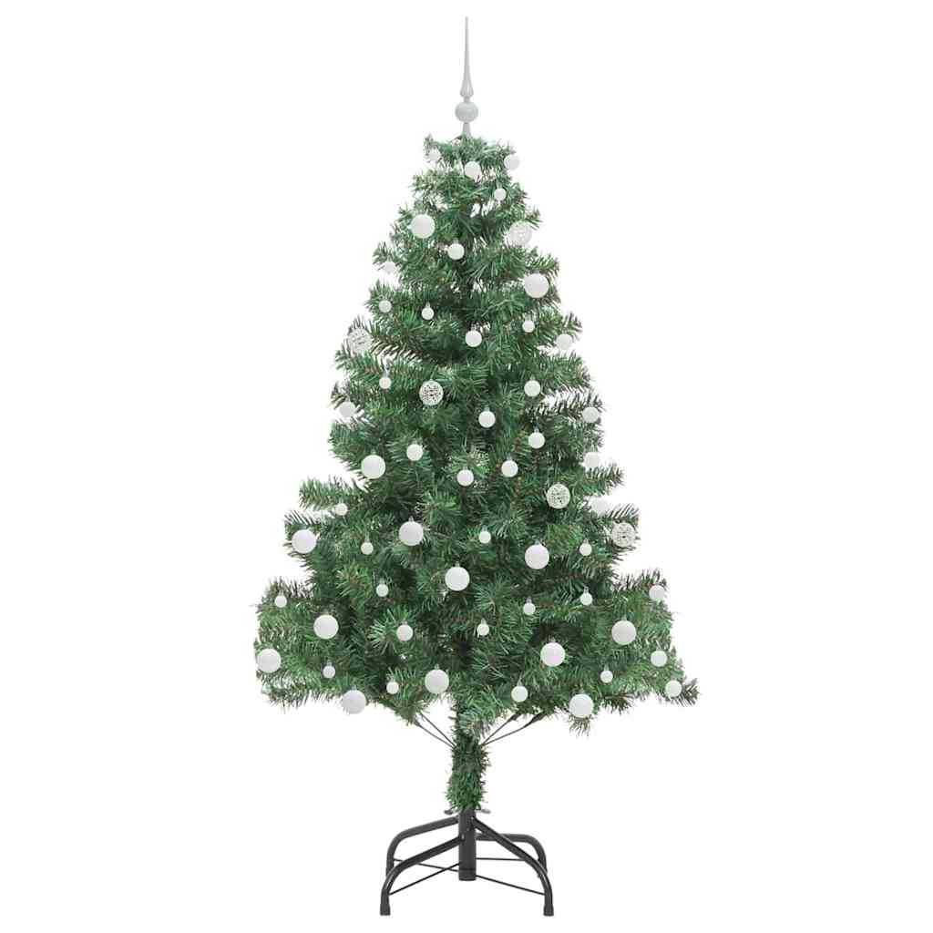 Christmas Tree with 300 LEDs and Stand Green 180 Cm PVC