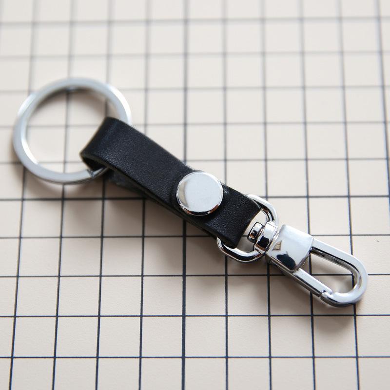 Designer Leather Keys Holder Personality Leather Key Rings for Men