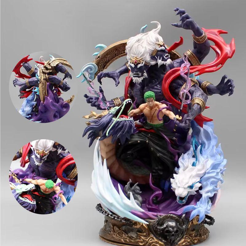 Roronoa Zoro Anime Action Figure 21cm Collectible Static Model Ornament for Desktop Children's Gift Ideal for Holiday Season