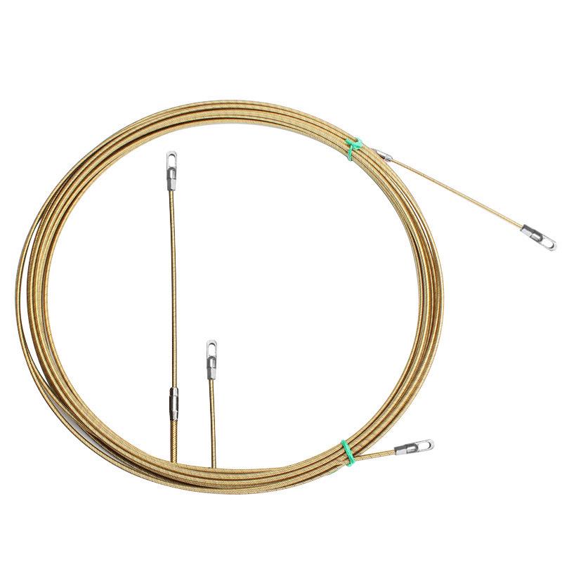 Elektryk Solidny Stalowy Ściągacz do Przewodów z Gumowanym Uchwytem do Kabli Sieciowych i Rur