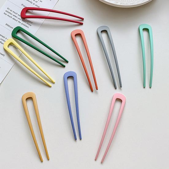 Hair Fork U Shape Hair Jewelry Alloy Girls Hair Stick for Daily Wear