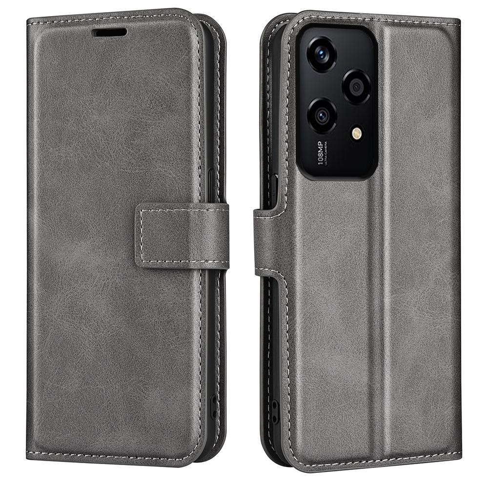For Honor 200 Lite Case Wallet Card Slots Calf Texture Leather Phone Cover