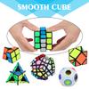 POTAN Thinkmax 6ks Speed ​​Cube Set, Magic Cube Set of 2x2x2 3x3x3 Pyramid Megaminx Skew Cube Set of Puzzle