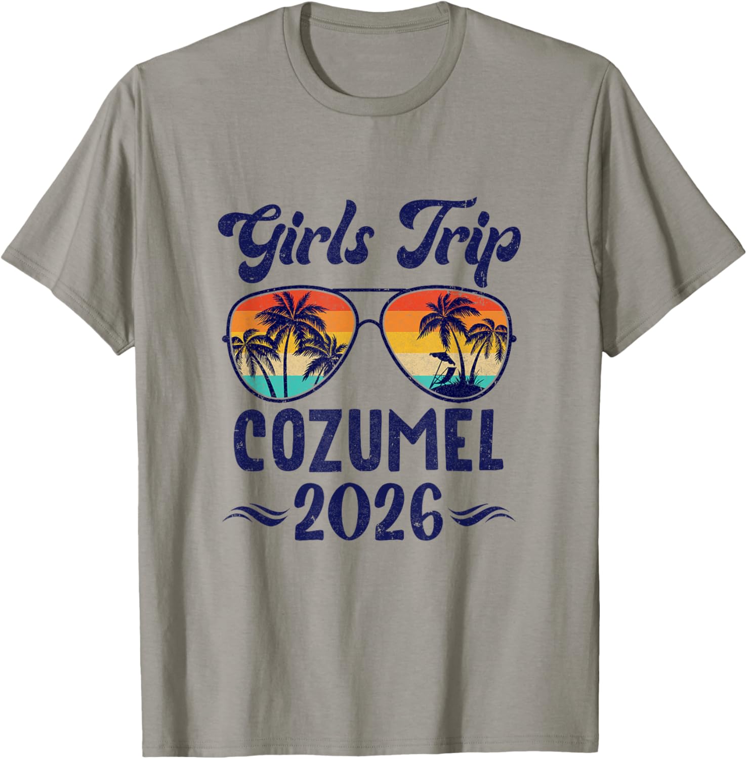 Cozumel Girls Trip Beach Vacation 2026 Matching Group T-Shirt S разноцветный