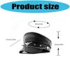 Contemporary Militaries Cap With Bullhead Rivet Chain Design Breathable Adjustable Outdoor Hat for Women Girls