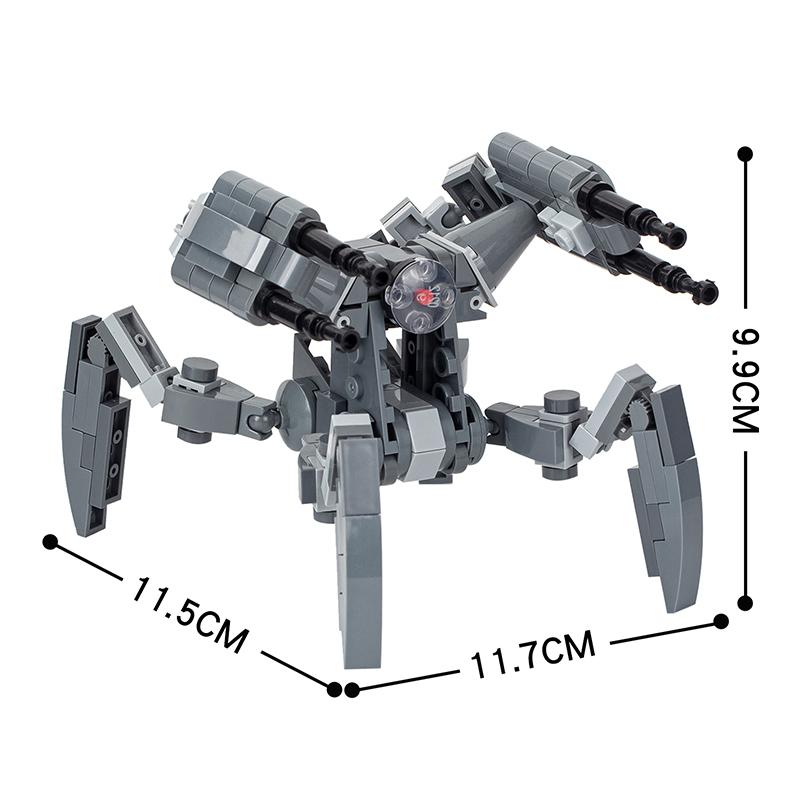 MOOXI Movie Space Wars Robot Serie MOC Model Brick DIY Diorama Adult Children Toy Building Block Sets Montessori Gift Decoration