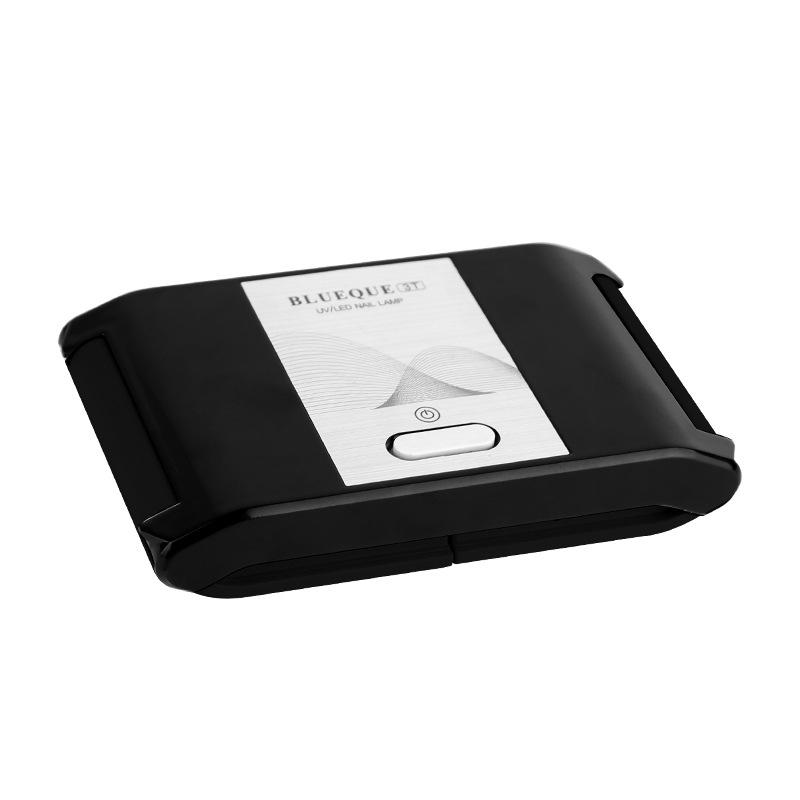 

Портативная УФ-светодиодная сушилка для ногтей для сушки гель-лака для ногтей, складная магнитная лампа с датчиком притяжения, УФ-свет для ногтей чёрный