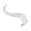 16pcs Door Hanging Hook Strong Bearing Capacity Stainless Steel Single Door Hanger for Cabinet Closet White