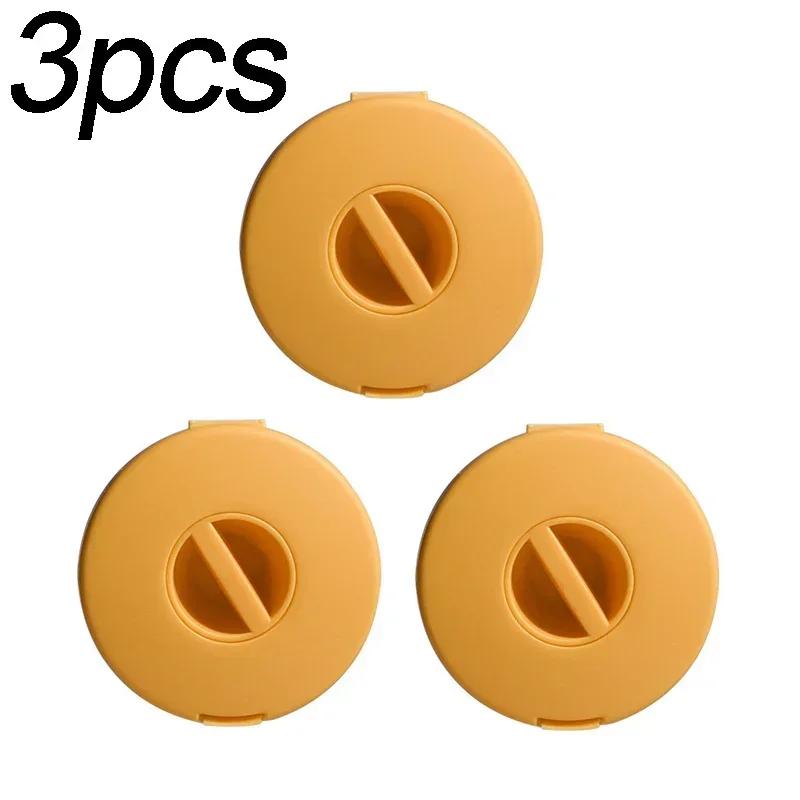 3-1pcs Portable Charger Cord Holder Round Storage Cable Winder Retractable Cable Management Flexible USB Wire Cord Reel