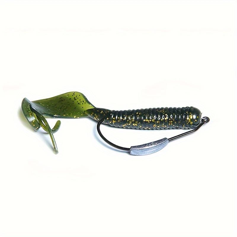 Mixed 5Styles Black Nickeled Crank Hook  Soft Lure Bass Fly Fishing Hook 2g 3g 4g 5g 7g  With Lead And Barb Pike Fishing Swimbait Offset Hooks