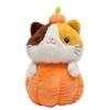 Cute Halloween Plush Toy Cartoon Pumpkin Cat Black Kitten Bat Stuffed Animals Soft Trick-or-Treat Gift for Kids Home Decor