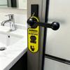 Do Not Disturb Bathroom Door Sign Warning Do Not Open Occupied Door Hanger Sign for Home Office Conference Hospital